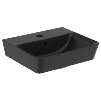 Lavoar Ideal Standard Connect Air Cube 40x46cm negru mat imagine