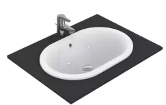 Lavoar Ideal Standard Connect Oval 55x38cm fara orificiu baterie montare in blat imagine