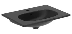 Lavoar Ideal Standard Tesi 62x45cm montare pe mobilier negru mat imagine