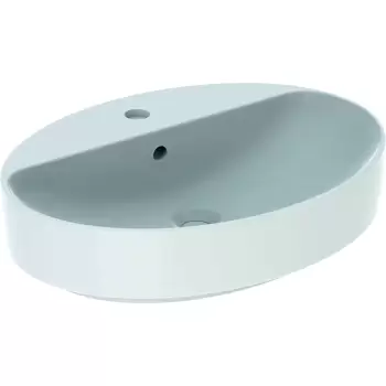 Lavoar oval tip bol Geberit VariForm 60x45cm alb imagine