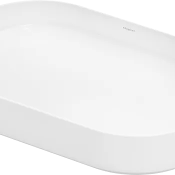 Lavoar oval tip bol Hansgrohe Xuniva Evo S 65x40cm  fara orificiu baterie  fara preaplin  alb imagine