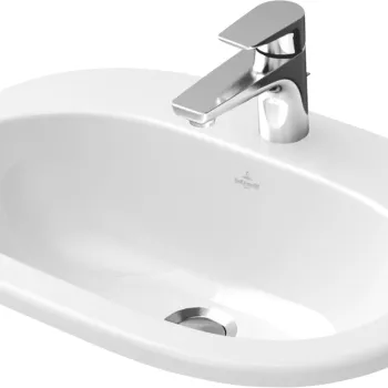 Lavoar oval Villeroy & Boch O.Novo 56cm montare in blat Alb Alpin imagine
