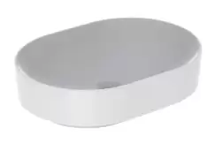 Lavoar pe blat Geberit Variform eliptic 55x40cm alb imagine