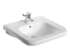 Lavoar pentru persoane cu dizabilitati Ideal Standard Contour 21 60x54 5cm cu orificiu pentru baterie imagine