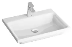 Lavoar Ravak Comfort 600 cu montare pe mobilier fara orificiu preaplin 60x46cm alb imagine