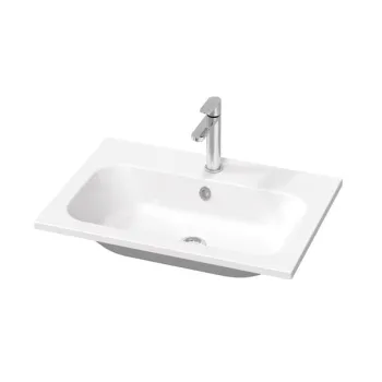 Lavoar Ravak Concept Chrome Slim 70x49cm  montare pe mobilier  alb imagine