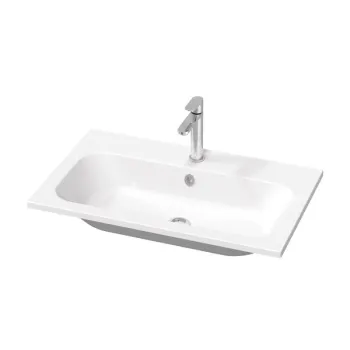 Lavoar Ravak Concept Chrome Slim 80x49cm  montare pe mobilier  alb imagine