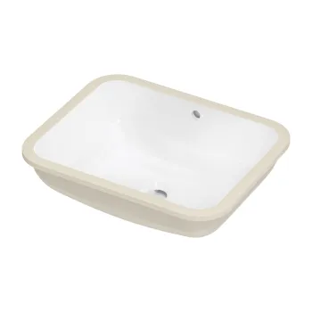 Lavoar rectangular Hansgrohe Xuniva Q cu montare sub blat  45x35cm  alb imagine