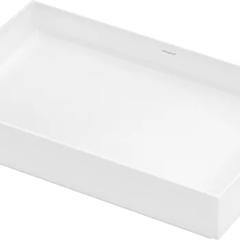 Lavoar rectangular tip bol Hansgrohe Xuniva Evo S 65x40cm  fara orificiu baterie  fara preaplin  alb imagine