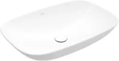 Lavoar rectangular tip bol Villeroy&Boch Loop&Friends 62x42cm cu preaplin material TitanCeram montare pe blat imagine
