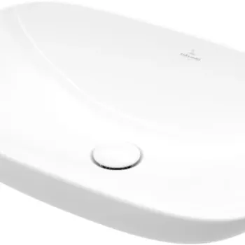 Lavoar rectangular tip bol Villeroy&Boch Loop&Friends 62x42cm cu preaplin material TitanCeram montare pe blat imagine
