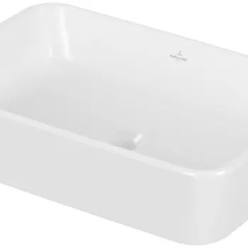 Lavoar rectangular Villeroy & Boch Architectura Ceramic Plus  60x40.5cm  montare pe blat  Alb Alpin imagine