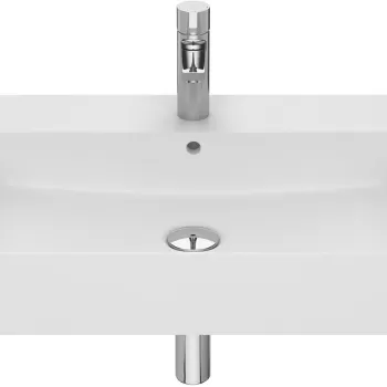 Lavoar Roca Inspira Square 1000x490mm montare pe mobilier alb mat imagine