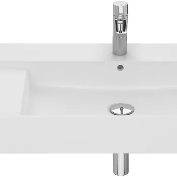 Lavoar Roca Inspira Square 800x490mm montare pe mobilier alb mat imagine