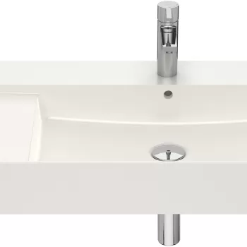 Lavoar Roca Inspira Square 800x490mm montare pe mobilier bej imagine