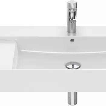 Lavoar Roca Inspira Square 800x490mm montare pe mobilier perla imagine