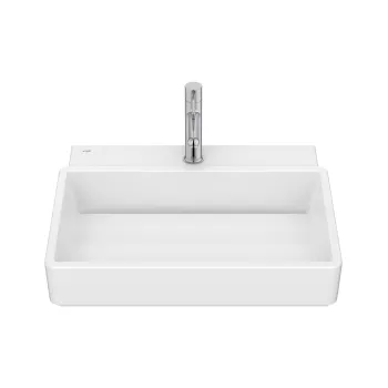 Lavoar Roca Tura 55x43cm fara orificiu preaplin alb imagine