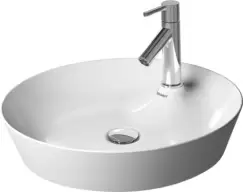 Lavoar rotund tip bol Duravit Cape Cod 48cm fara preaplin montare pe blat imagine