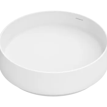 Lavoar rotund tip bol Hansgrohe Xuniva Evo S d 40cm  fara orificiu baterie  fara preaplin  alb mat imagine
