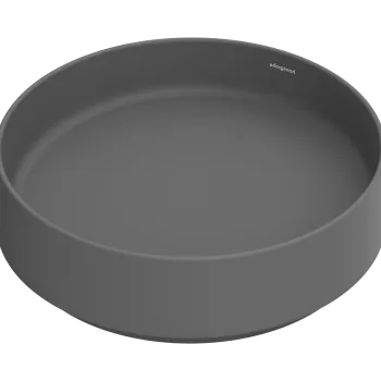 Lavoar rotund tip bol Hansgrohe Xuniva Evo S d 40cm  fara orificiu baterie  fara preaplin  gri mat imagine