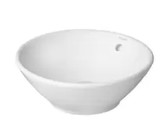 Lavoar tip bol Duravit Bacino 42cm fara orificiu baterie montare pe blat imagine