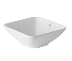 Lavoar tip bol Duravit Bacino 42x42cm fara orificiu baterie montare pe blat imagine