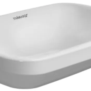Lavoar tip bol Duravit Durastyle 60x38cm  fara orificiu baterie  fara preaplin  montare pe blat imagine