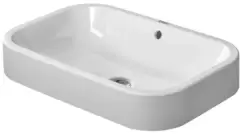 Lavoar tip bol Duravit Happy D.2 60x40cm fara orificiu baterie montare pe blat imagine