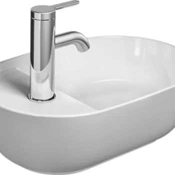 Lavoar tip bol Duravit Luv 42x27cm  fara preaplin  montare pe blat imagine