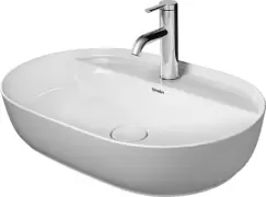 Lavoar tip bol Duravit Luv 60x40cm fara preaplin montare pe blat imagine