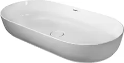 Lavoar tip bol Duravit Luv 80x40cm fara orificiu baterie fara preaplin montare pe blat imagine