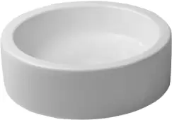 Lavoar tip bol Duravit Starck 1 46cm fara orificiu baterie fara preaplin montare pe blat imagine