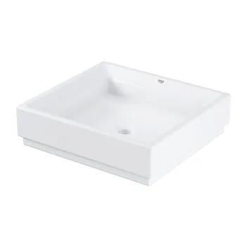 Lavoar tip bol Grohe Cube Ceramic 50cm  fara orificiu baterie  PureGuard  alb imagine