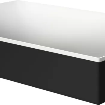 Lavoar tip bol Hansgrohe Axor Suite 60x40cm cu rama metalica design negru mat imagine