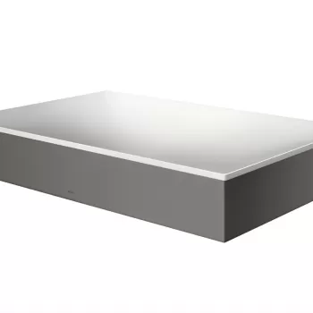 Lavoar tip bol Hansgrohe Axor Suite 60x40cm cu rama metalica design negru periat imagine