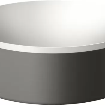 Lavoar tip bol Hansgrohe Axor Suite diametru 30cm cu rama metalica design negru periat imagine