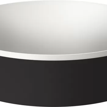 Lavoar tip bol Hansgrohe Axor Suite diametru 40cm cu rama metalica design negru mat imagine