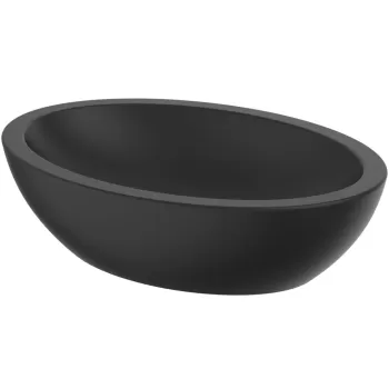 Lavoar tip bol Ideal Standard Strada 60x42cm fara preaplin montare pe blat negru mat imagine