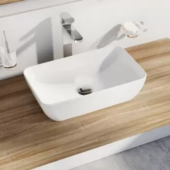 Lavoar tip bol Ravak Uni 500 R Slim 50x31x12.5cm alb imagine
