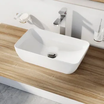 Lavoar tip bol Ravak Uni 500 R Slim 50x31x12.5cm alb imagine