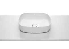 Lavoar tip bol Roca Inspira Soft 50x37x14cm fara orificiu baterie fara preaplin montare pe blat imagine