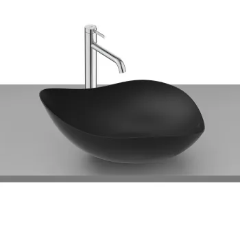 Lavoar tip bol Roca Ohtake 54x37.5cm negru mat imagine