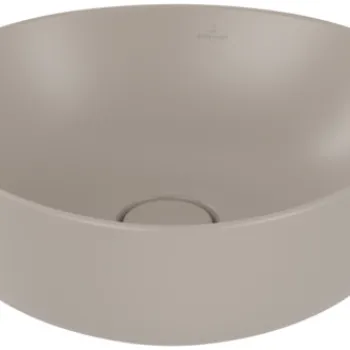 Lavoar tip bol Villeroy & Boch Antao Ceramic Plus 40x39.5cm  ventil fix cu capac ceramic  Almond imagine