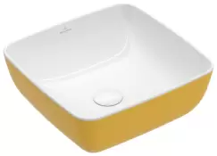 Lavoar tip bol Villeroy & Boch Artis 41cm fara orificiu baterie fara preaplin montare pe blat Indian Summer imagine