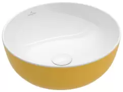 Lavoar tip bol Villeroy & Boch Artis 43cm fara orificiu baterie fara preaplin montare pe blat Indian Summer imagine