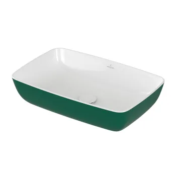 Lavoar tip bol Villeroy & Boch Artis 58x38cm fara orificiu baterie fara preaplin montare pe blat Forest imagine