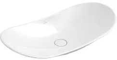 Lavoar tip bol Villeroy & Boch My Nature CeramicPlus 81x41cm ventil ceramic montare pe blat imagine