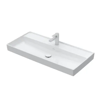 Lavoar Villeroy & Boch Collaro 100x47cm  fara preaplin  montare pe mobilier  White Alpin imagine