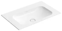Lavoar Villeroy & Boch Finion 80x50cm fara orificiu baterie fara preaplin alb imagine