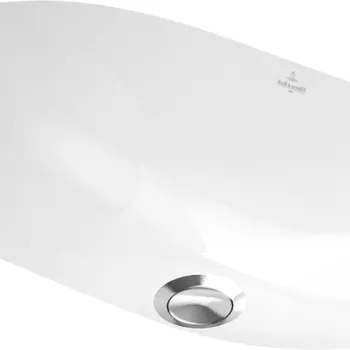 Lavoar Villeroy & Boch O.Novo 60x35cm montare sub blat fara orificiu baterie Alb Alpin imagine